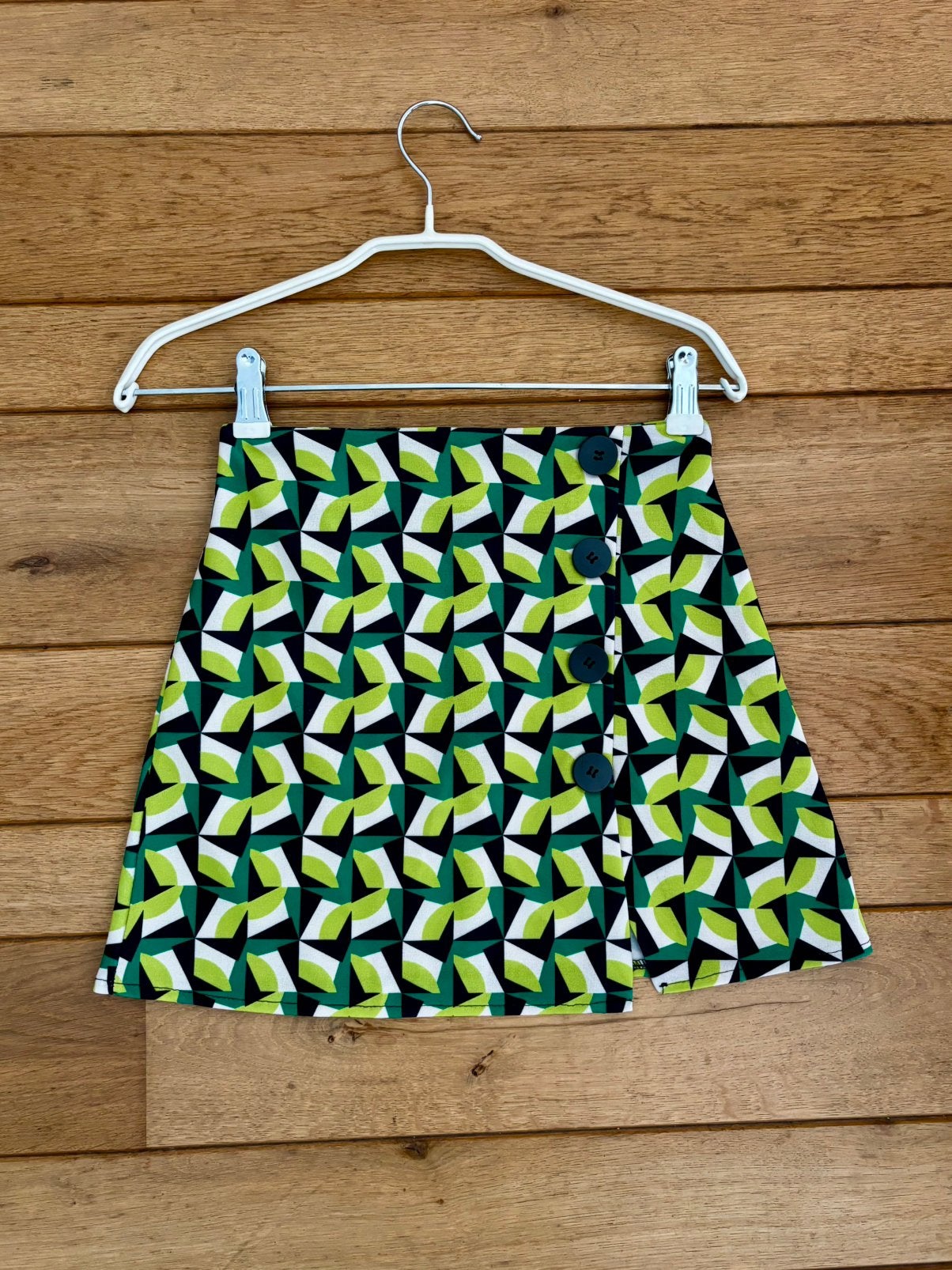 Boohoo Rok Maat 34 geometrische Print | Retro  zomer, Ophalen of Verzenden, Zo goed als nieuw, Maat 34 (XS) of kleiner, Onder de knie