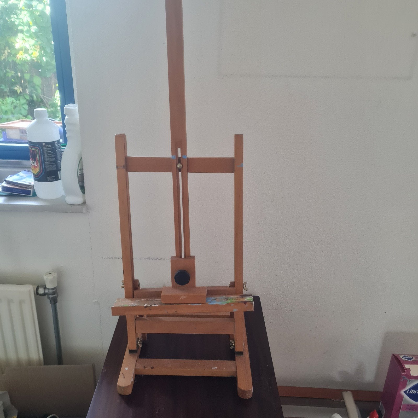 Houten schildersezel - Gebruikt, Ophalen of Verzenden, Gebruikt, Ezel