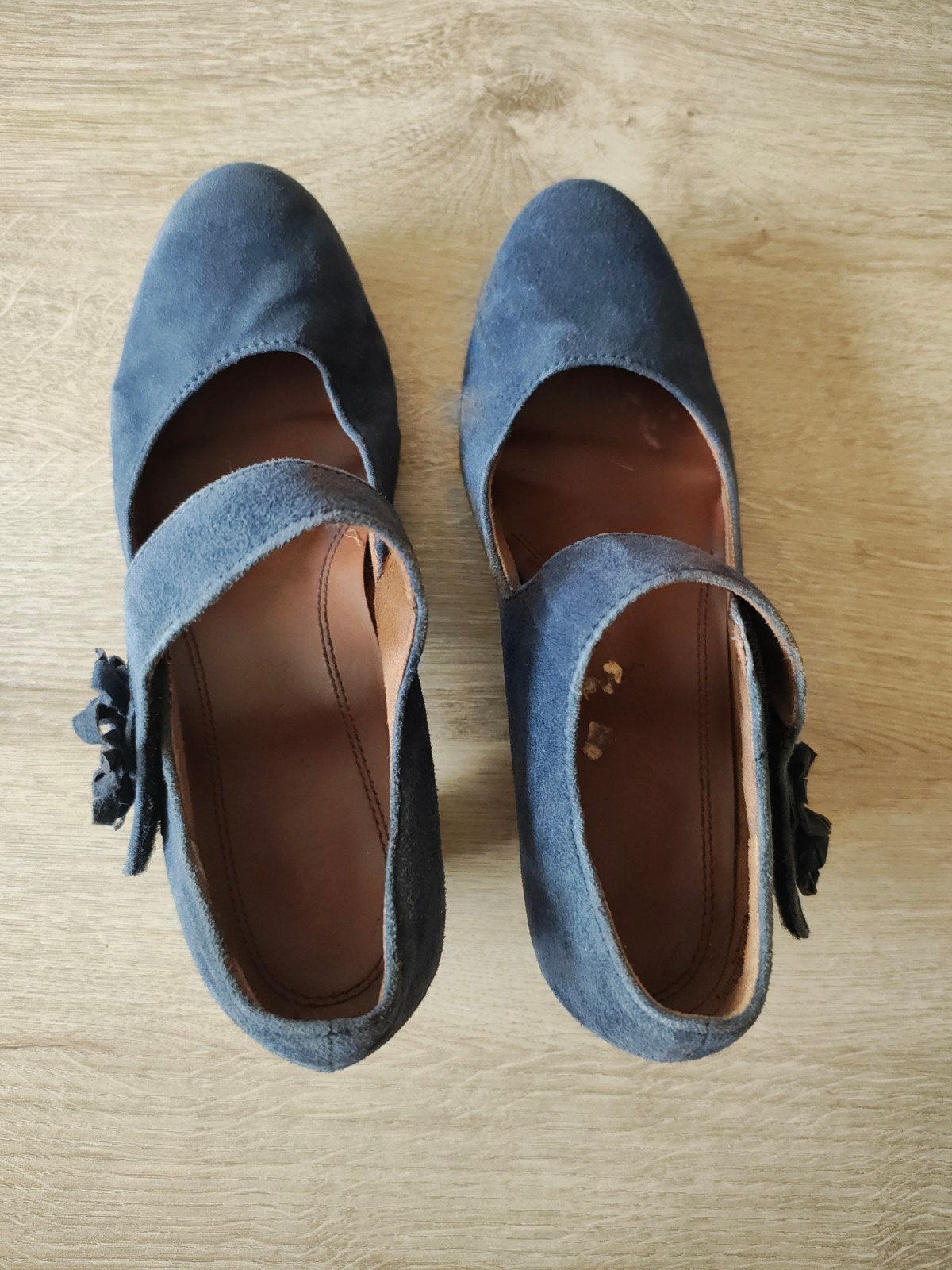 Blauwe tamaris schoenen met hakje. Maat 39, Ophalen, Zo goed als nieuw, Zwart