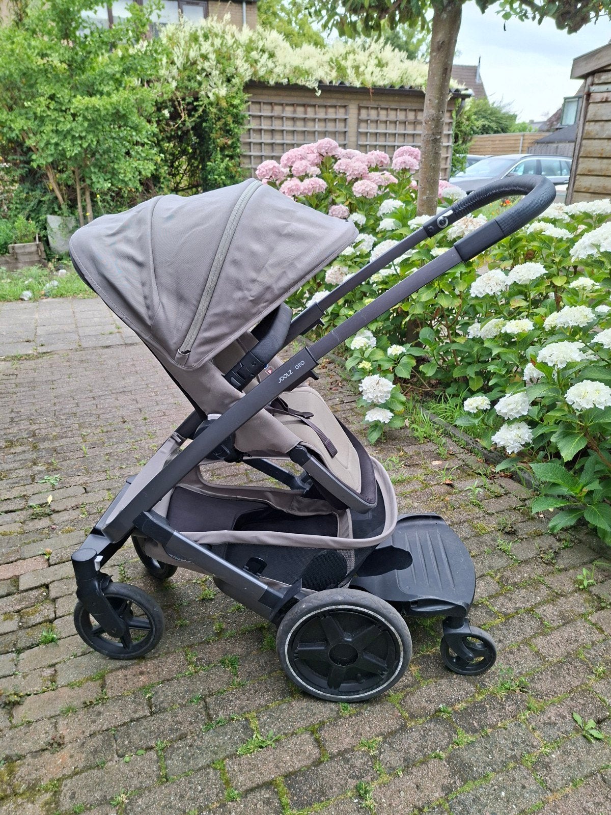 Joolz Geo 3 Sage Green Duo wagen, Kinderen en Baby's, Zo goed als nieuw, Combiwagen, Verstelbare duwstang, Ophalen