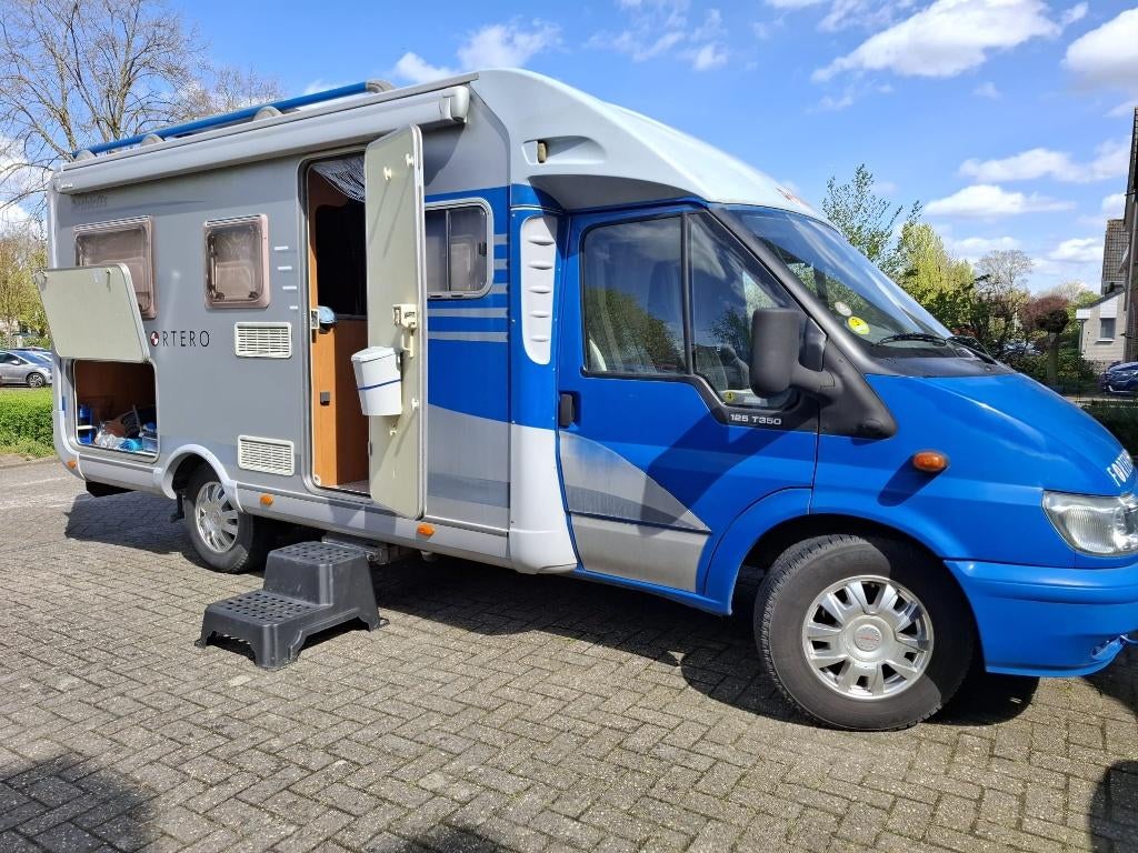 Te koop mooie camper, Caravans en Kamperen, Campers, Particulier, tot en met 3, Half-integraal, Dethleffs, Ford, 6 tot 7 meter