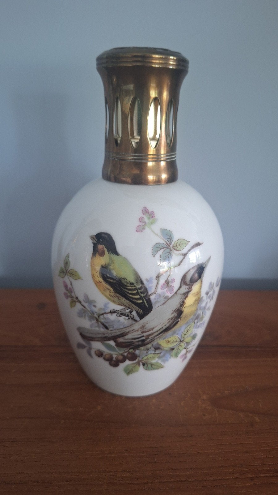 Antieke Lampe Berger vogels, Ophalen of Verzenden