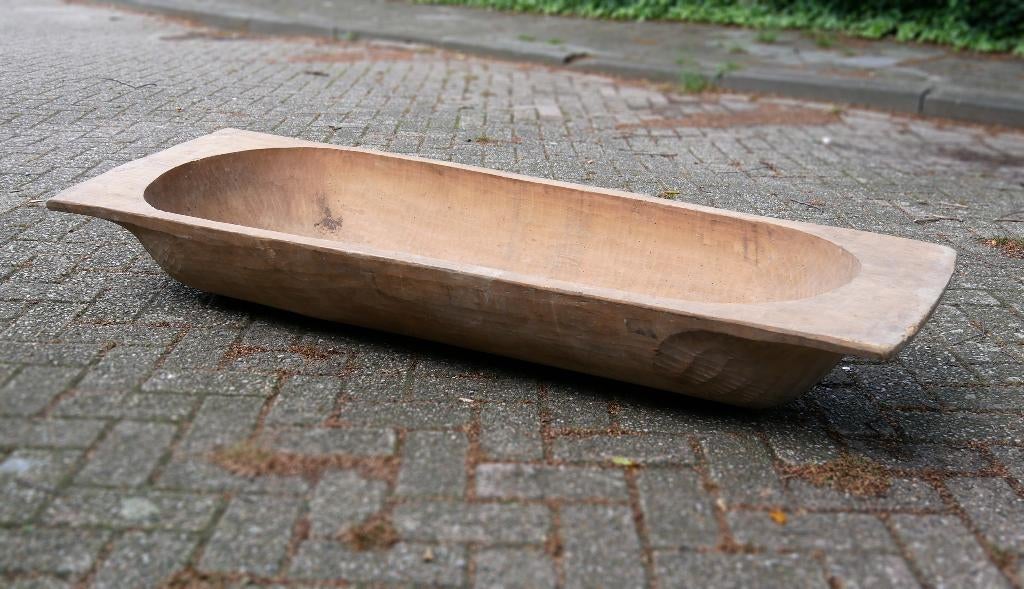 Mooie antieke Hongaarse trog, Tuin en Terras, Ophalen, Minder dan 30 cm, 100 cm of meer, Rechthoekig