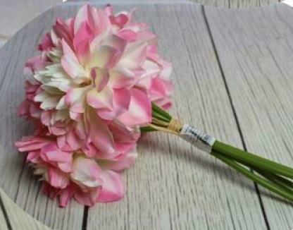 PRACHTIGE KUNST DAHLIAS - BOSJE, Ophalen of Verzenden, Nieuw