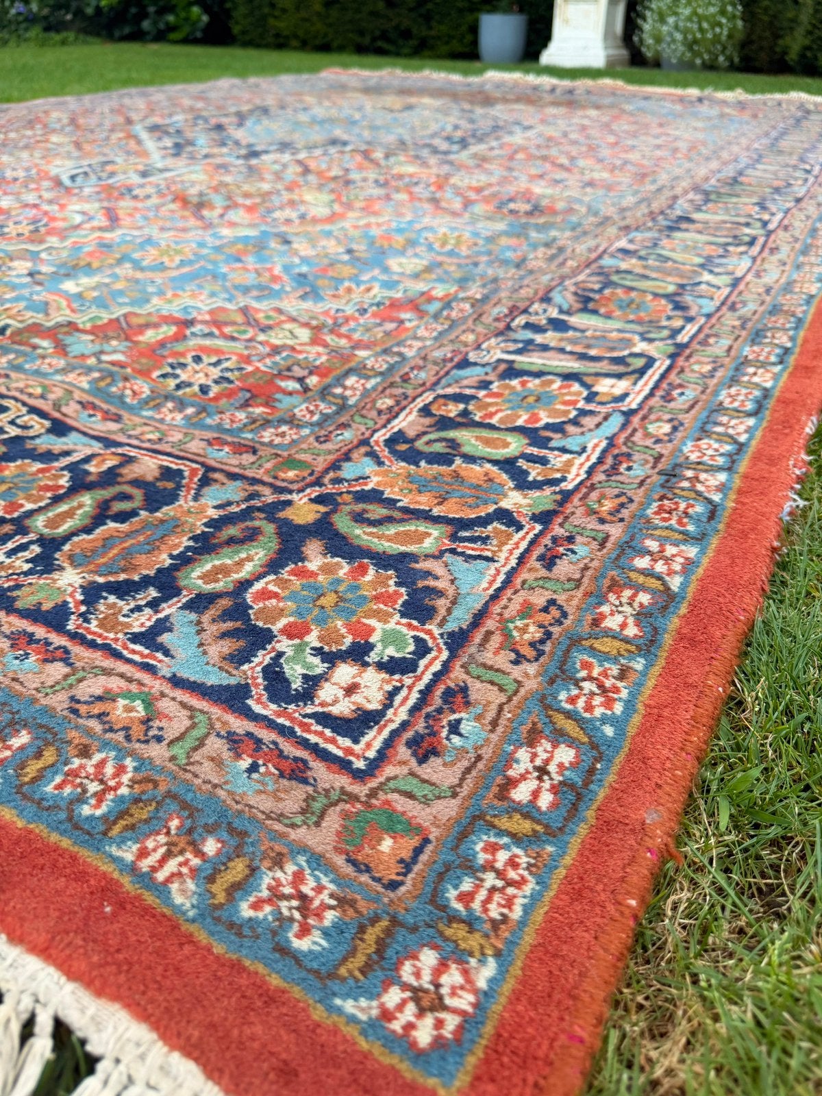 Antiek handgeknoopt perzisch tapijt : Bidjar te koop!, Ophalen, Gebruikt, 200 cm of meer, 200 cm of meer