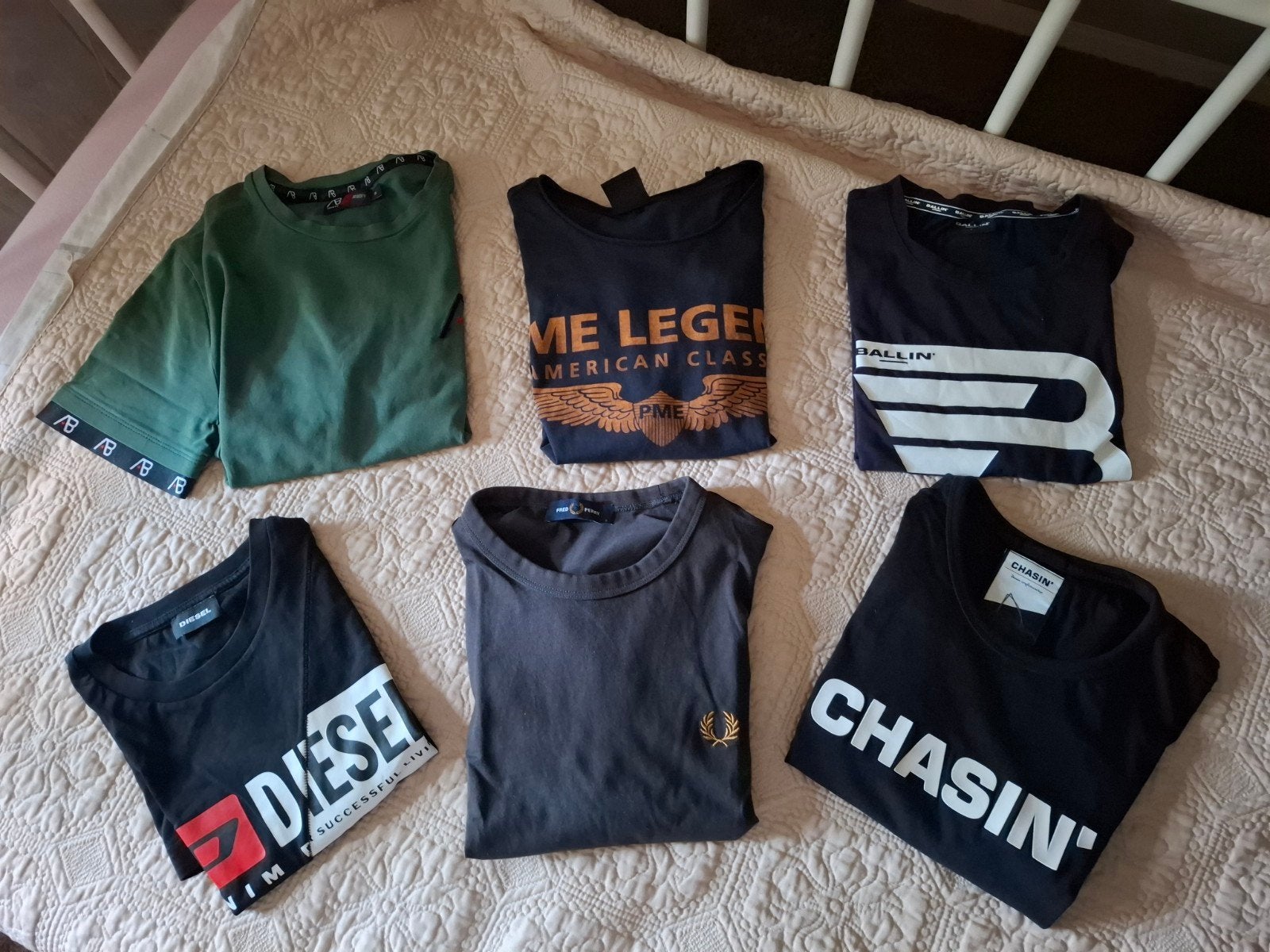 T-shirts maat S - 6st diverse merken, nog heel netjes, Kleding | Heren, T-shirts, Meerkleurig, Ophalen of Verzenden, Zo goed als nieuw