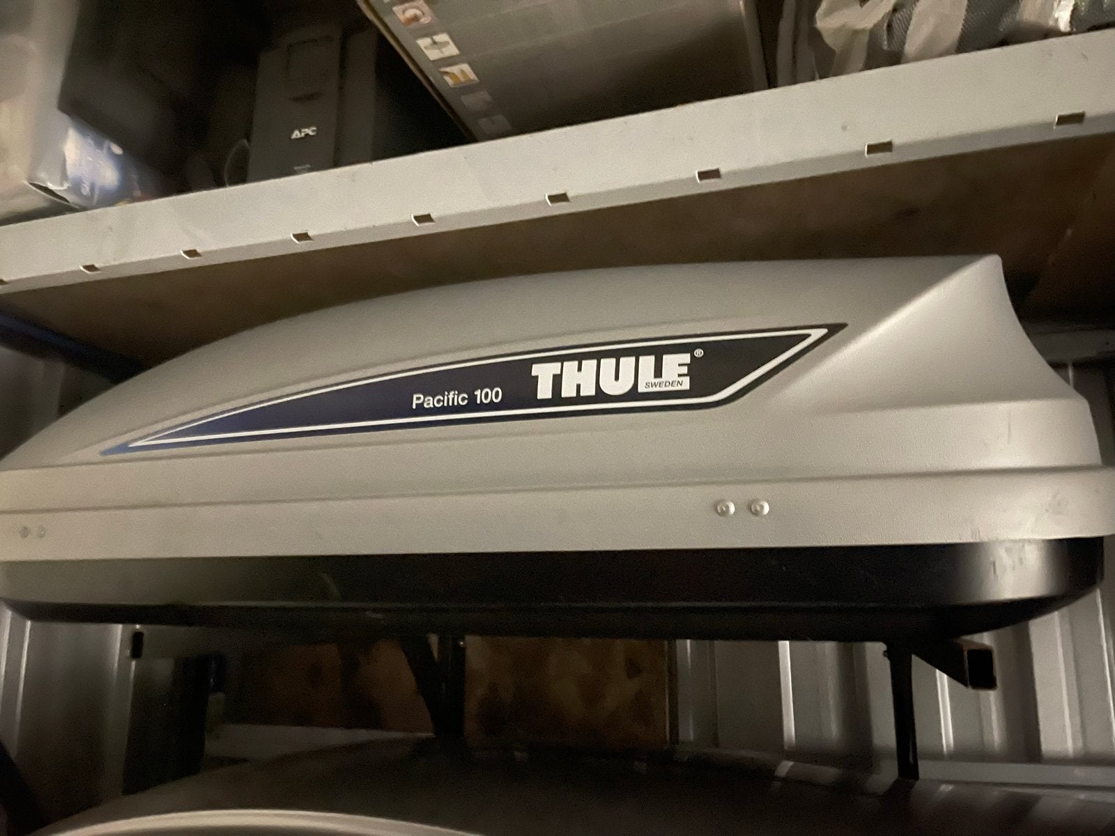 Thule Pacific 100 Dakkoffer - Ruime en Betrouwbare Bagagebox, Auto diversen, Ophalen, Gebruikt