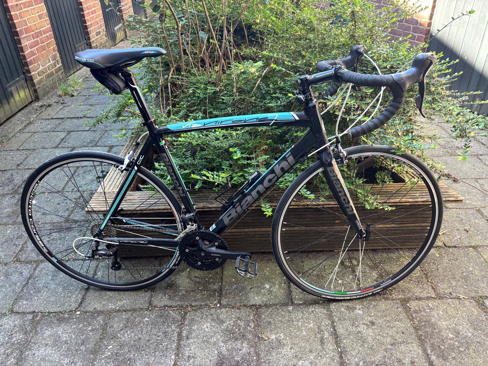 Bianchi Nirone 7 racefiets - 54cm, Fietsen en Brommers, Fietsen | Racefietsen, 28 inch, Velgrem, Aluminium, Zo goed als nieuw