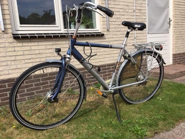 schoolfiets studentenfiets herenfiets Batavus, Ophalen, Versnellingen, Batavus, Zo goed als nieuw