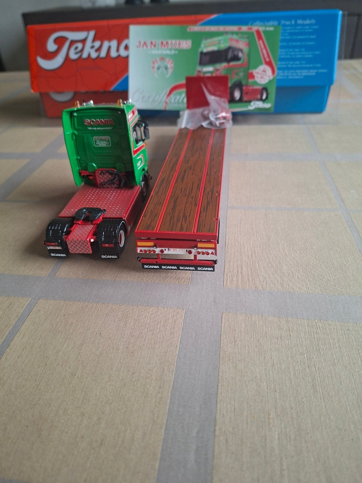 tekno Scania Jan Mues, Hobby en Vrije tijd, Ophalen of Verzenden, Nieuw, Bus of Vrachtwagen, Tekno