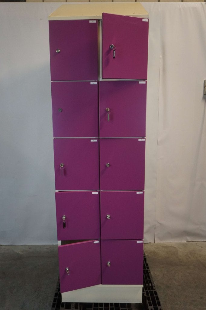 Lockerkast lockers lockerkasten met munstslot, Gebruikt, Niet ingevuld, Niet ingevuld, Ophalen