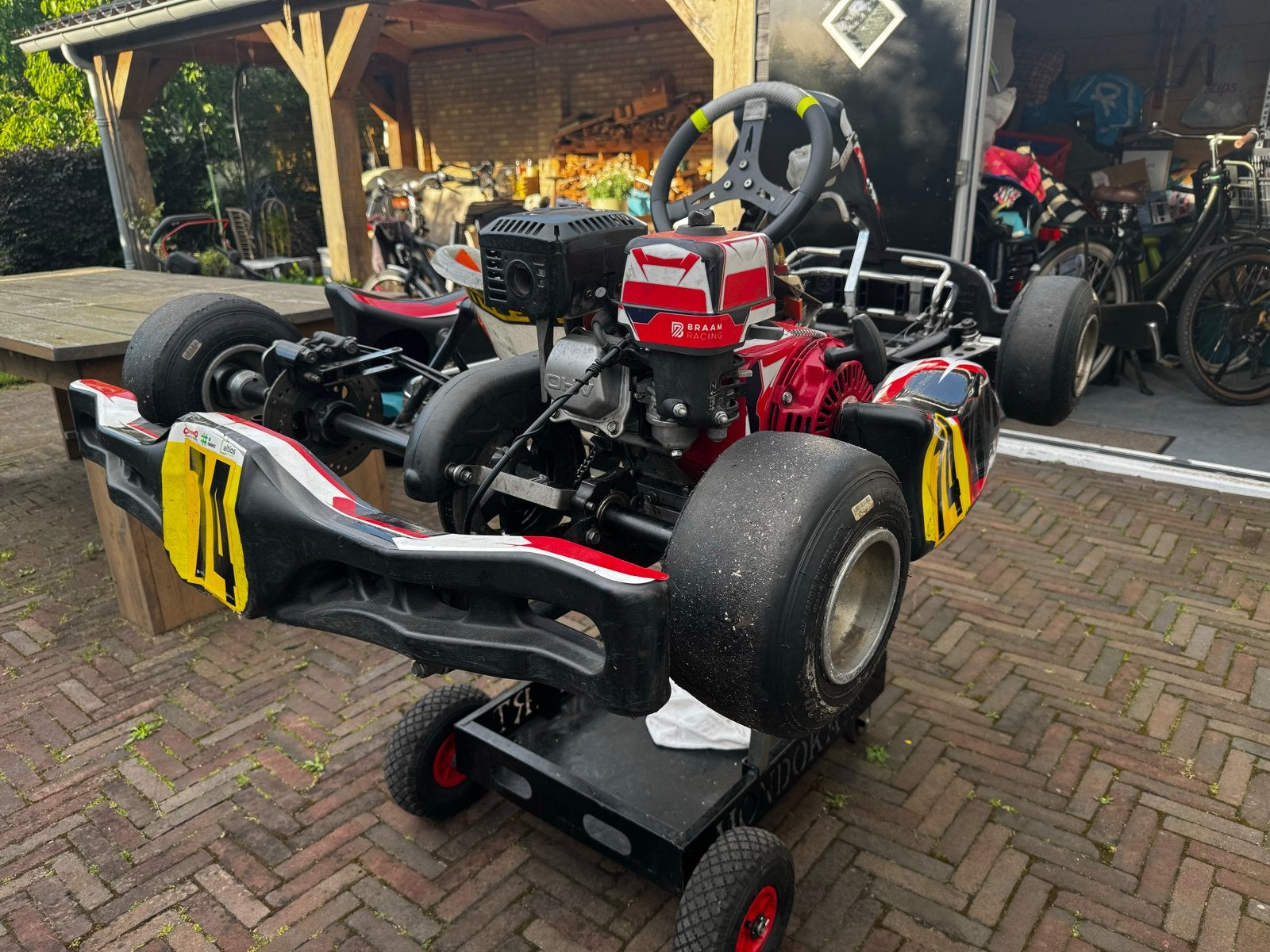 Parolin Rocky Kart 200cc Honda, Sport en Fitness, Karting, Ophalen of Verzenden, Gebruikt, Kart