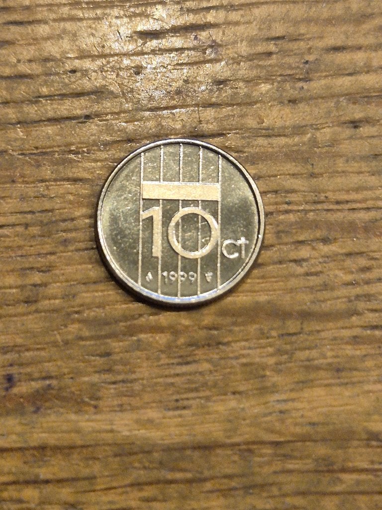 Nederland - 10 Cent 1999, Postzegels en Munten, Munten | Nederland, Verzenden, Koningin Beatrix, 10 cent, Losse munt
