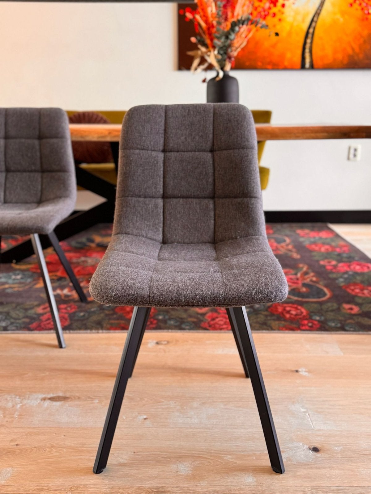 4 Woood eetkamerstoelen, Huis en Inrichting, Ophalen, Woood, Zo goed als nieuw, Vier