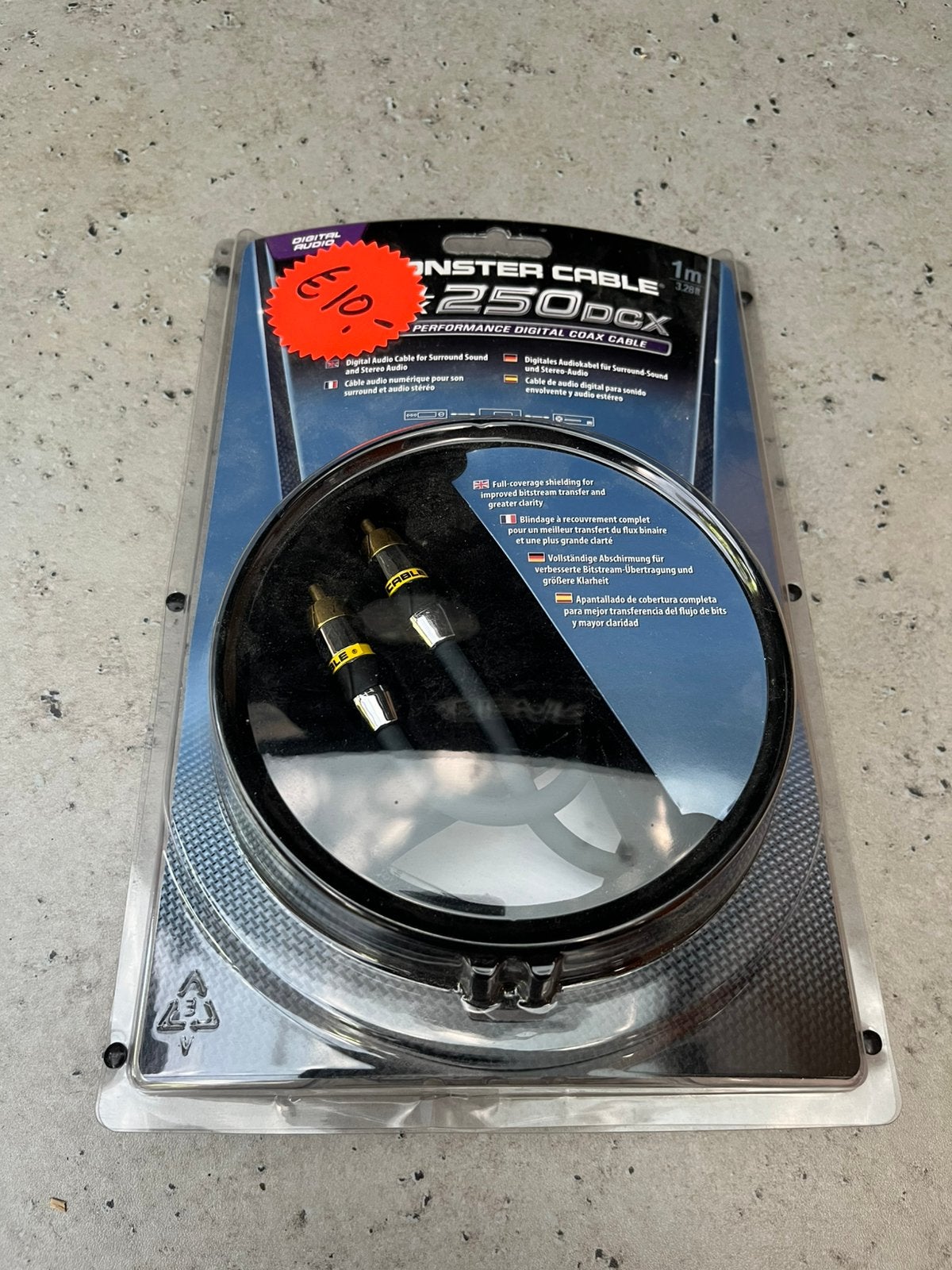 Monster cabel digitale coax 250 DCX, G, G, G, Nieuw
