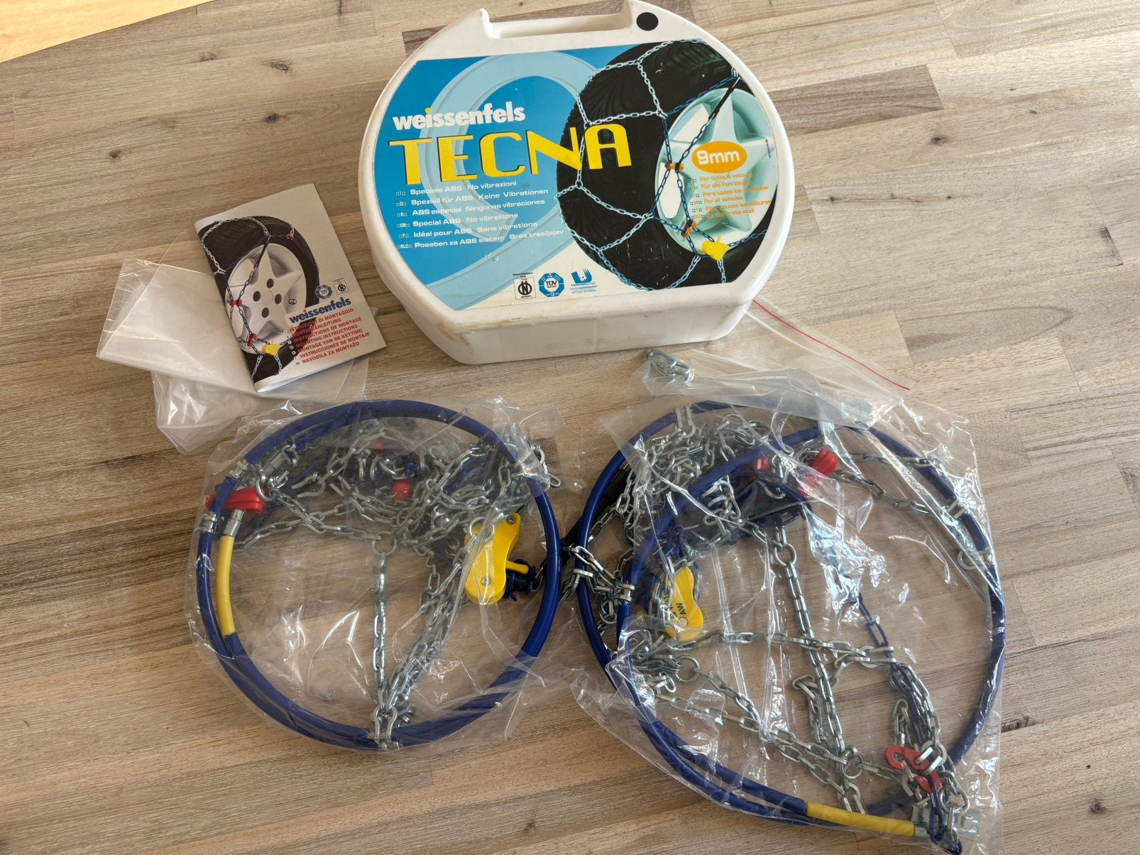 Weissenfels Tecna sneeuwkettingen 9mm nieuw in koffer, Ophalen of Verzenden, Nieuw