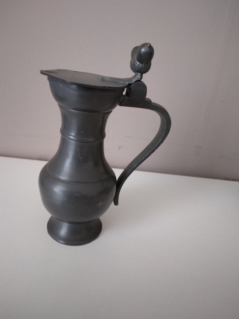 tin kannetje eikeltjes op kan merkteken ooievaar, Ophalen of Verzenden