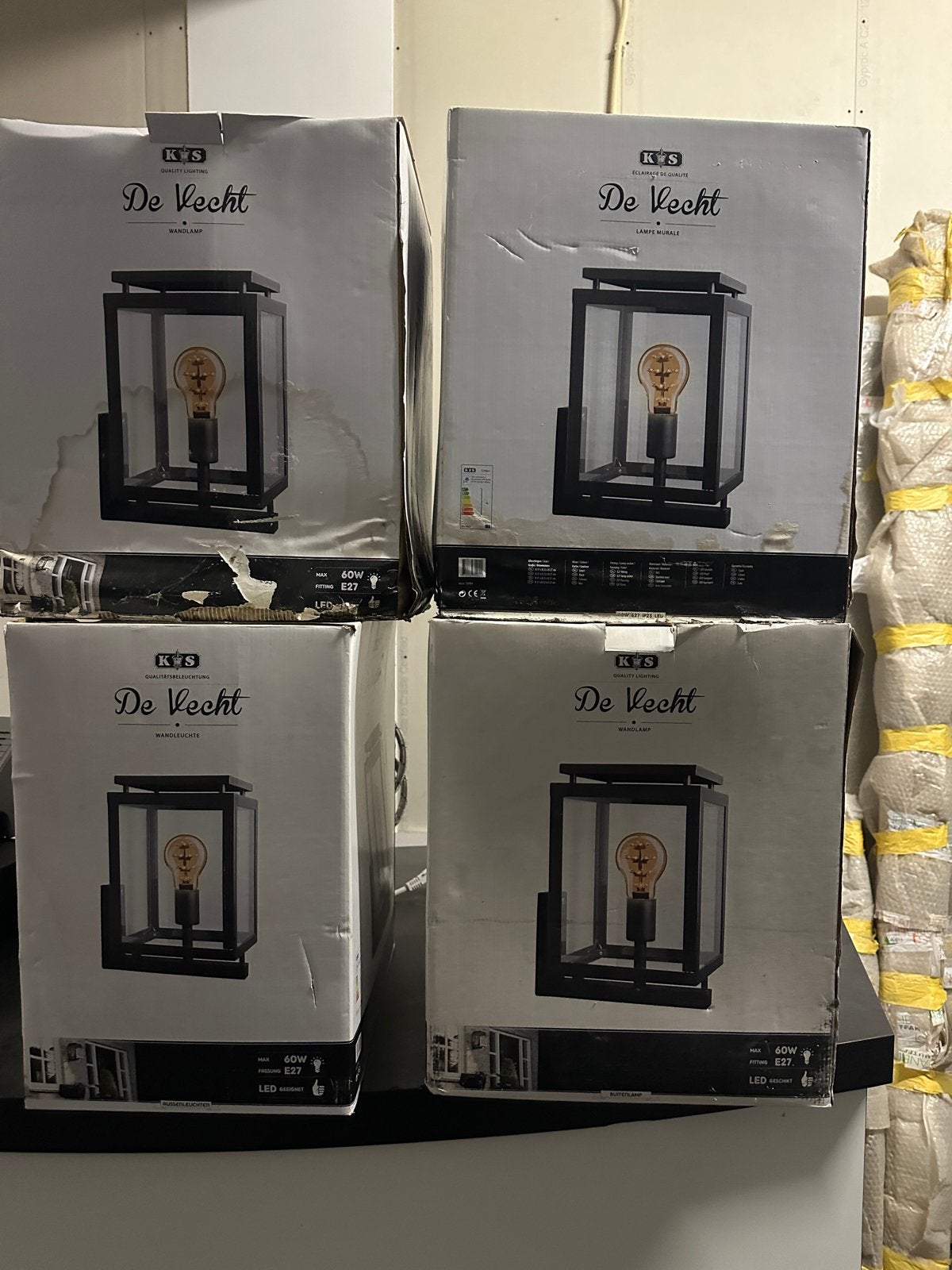 K&S De Vecht Buitenlamp Zwart - Nieuw in doos, Ophalen, Nieuw