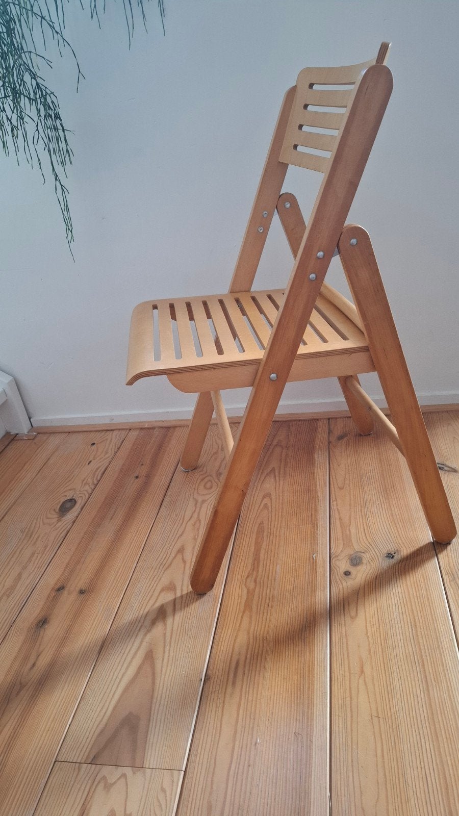 Vintage Ikea Nikolaus beuken klapstoelen Danish design, '80, Huis en Inrichting, Ophalen, Twee, Overige kleuren, Danish design, minimalistisch
