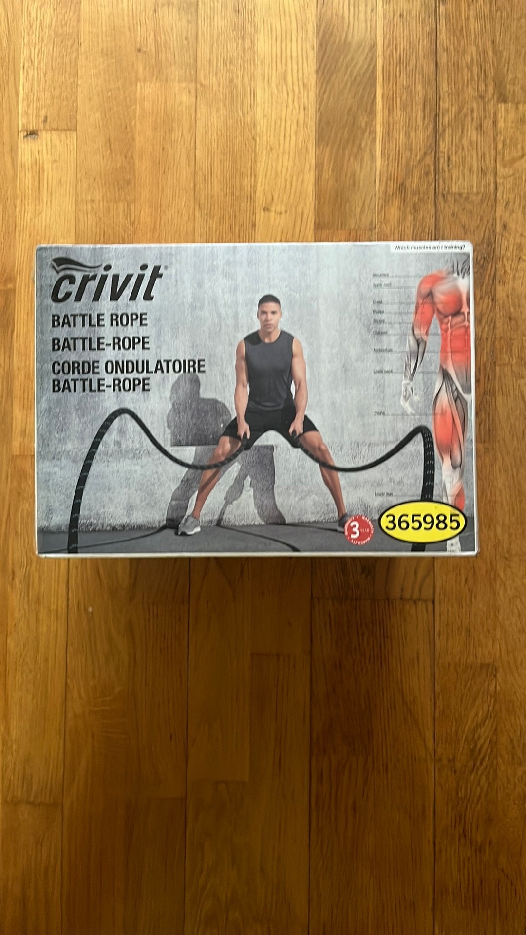 Battle rope - trainings touw kracht + conditie, Sport en Fitness, Ophalen, Nieuw