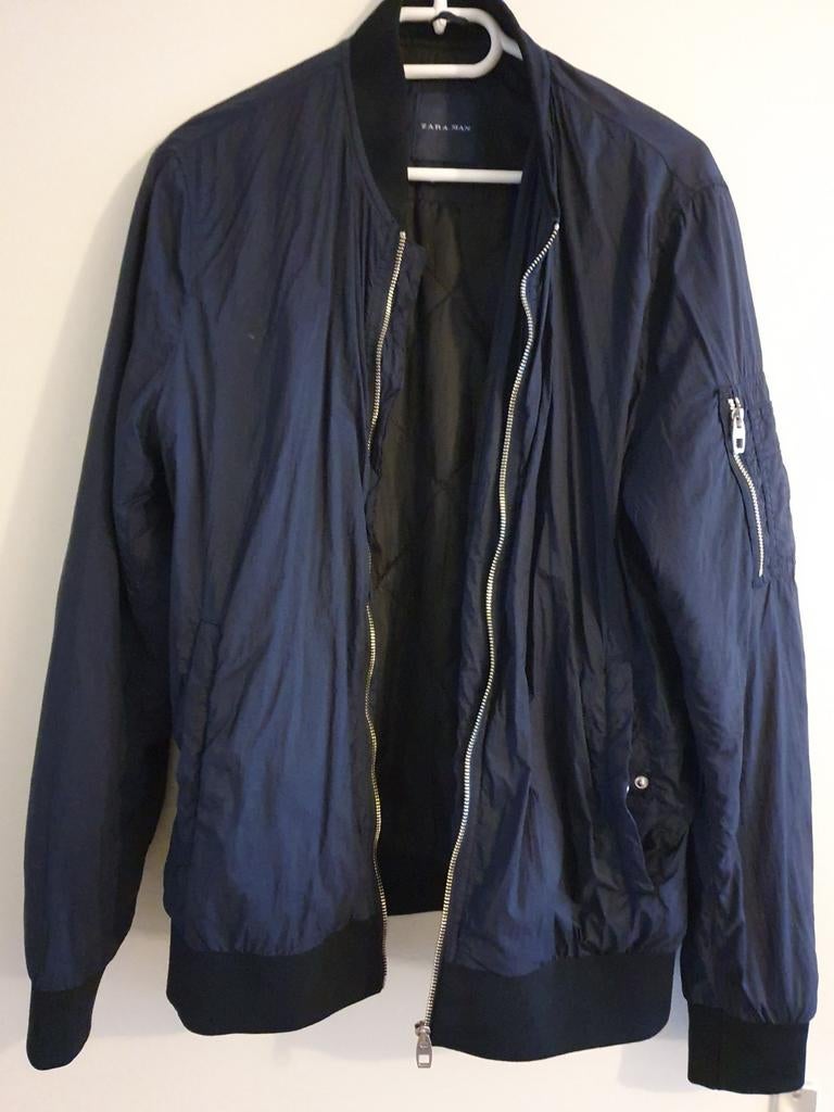 HEREN ZOMERJAS ( ZARA MAN) MAAT L, Ophalen, Maat 52/54 (L), Blauw, Zo goed als nieuw