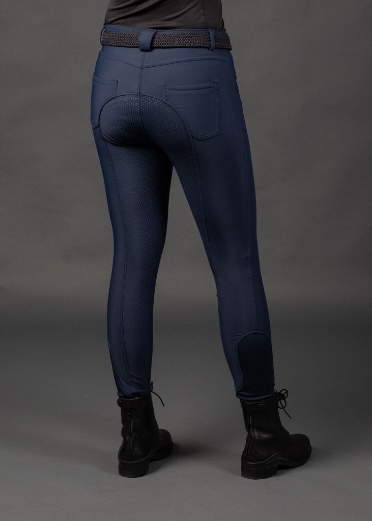 Harrys Horse Rijbroek Softshell FG, Winter maat 38, 40, 42, Dieren en Toebehoren, Paardrijkleding, Blauw, Dressuur, Nieuw, Dames