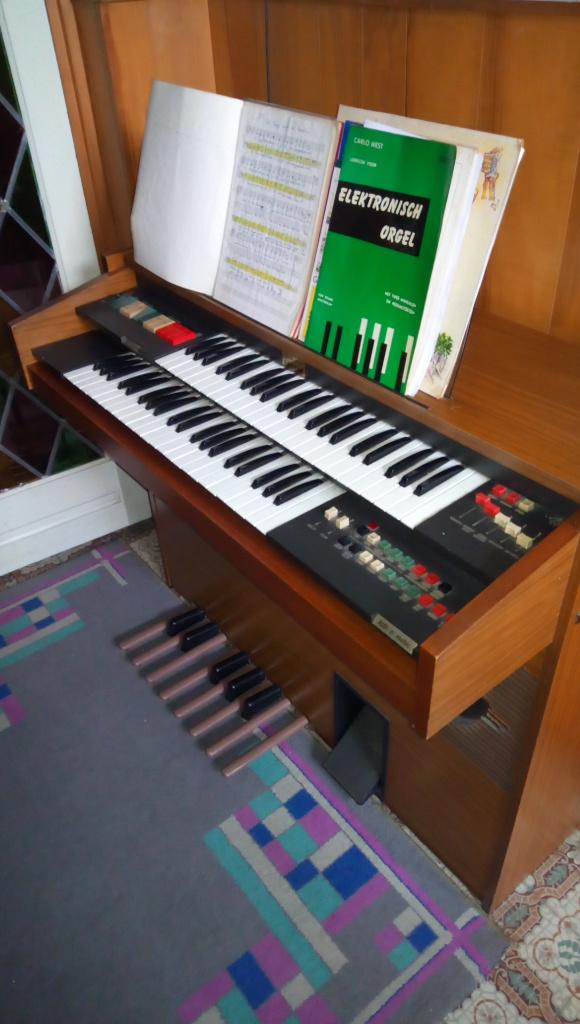 Elektronisch orgel, Ophalen, Gebruikt, 2 klavieren, Orgel