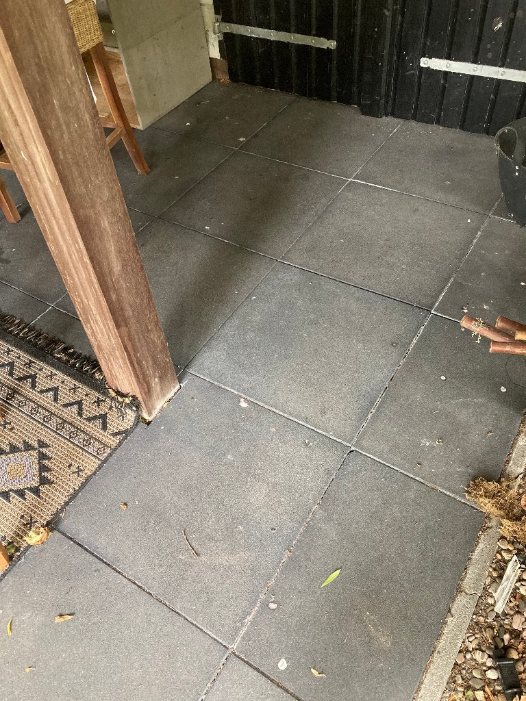 sier betontegel 60x60 antraciet, Tuin en Terras, Ophalen, Gebruikt, 10 m² of meer, Beton