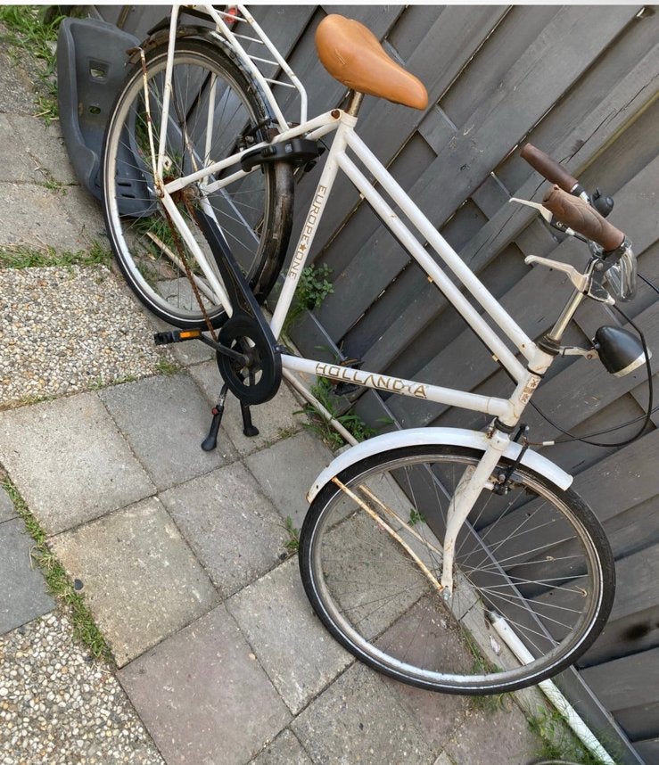 Herenfiets, Fietsen en Brommers, Fietsen | Heren | Herenfietsen, Velgrem, Zo goed als nieuw, 57 tot 61 cm, Ophalen