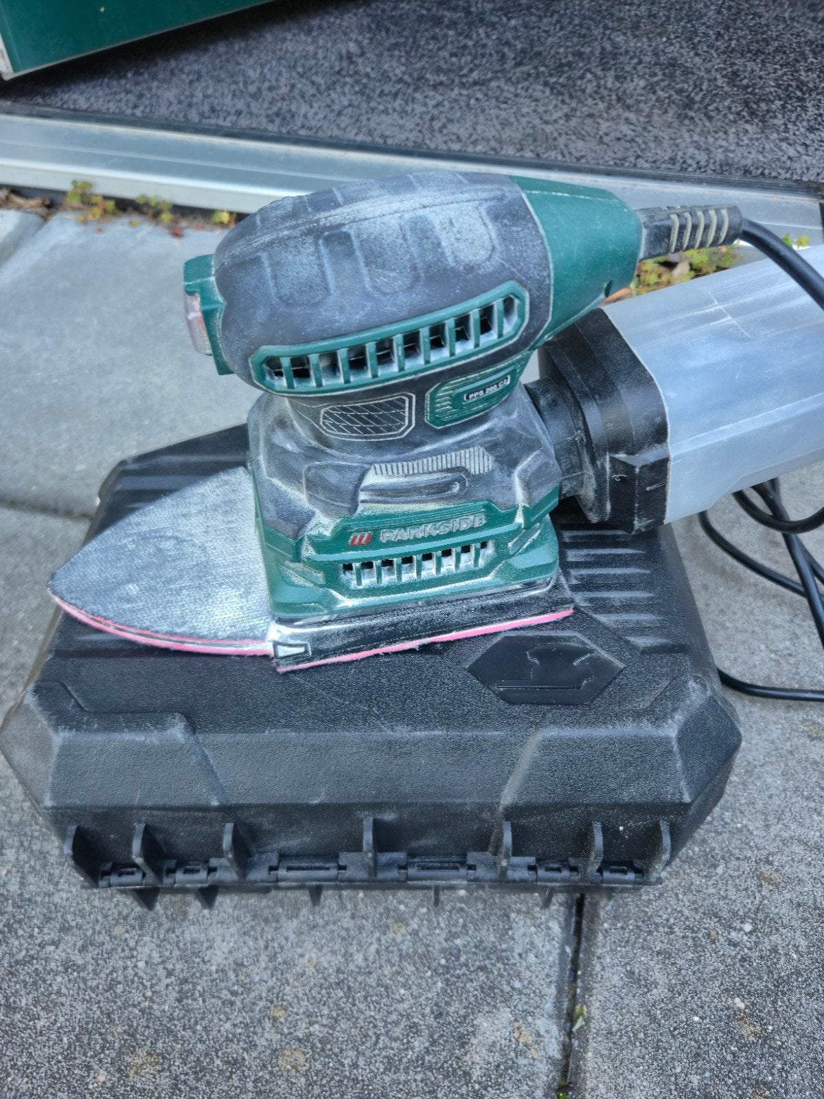 Parkside schuurmachine PPS 200 C2 - Zo goed als nieuw, Ophalen