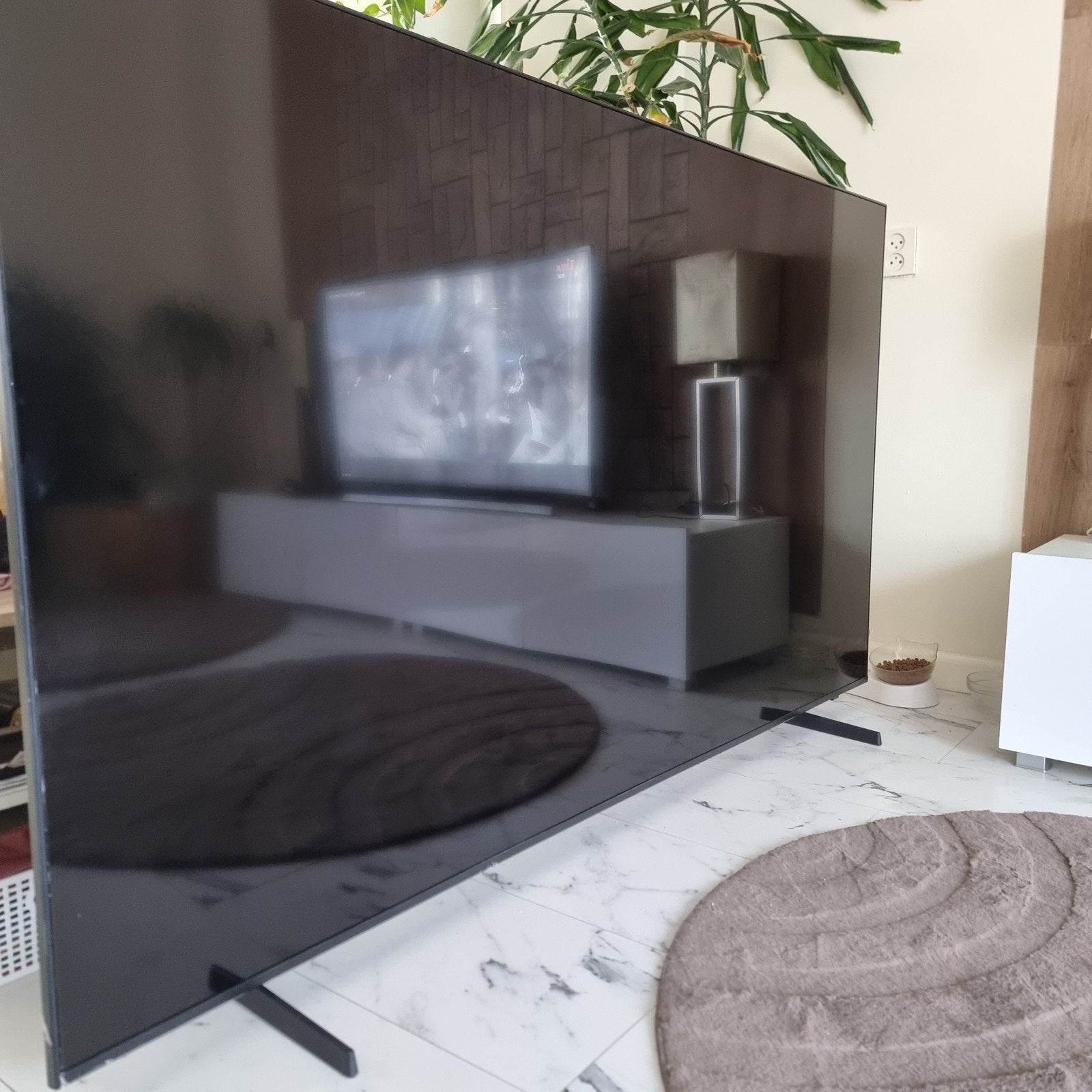 Samsung 4K Smart TV - 75 inch M.bord kapot., Audio, Tv en Foto, Televisies, LED, 50 Hz, Ophalen of Verzenden, Zo goed als nieuw