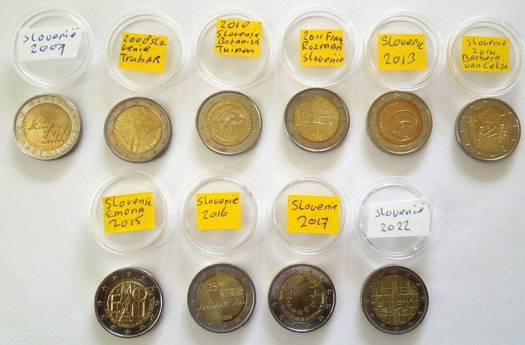 2 euro munten SLOVENIE., Ophalen, Slovenië, 2 euro, Losse munt