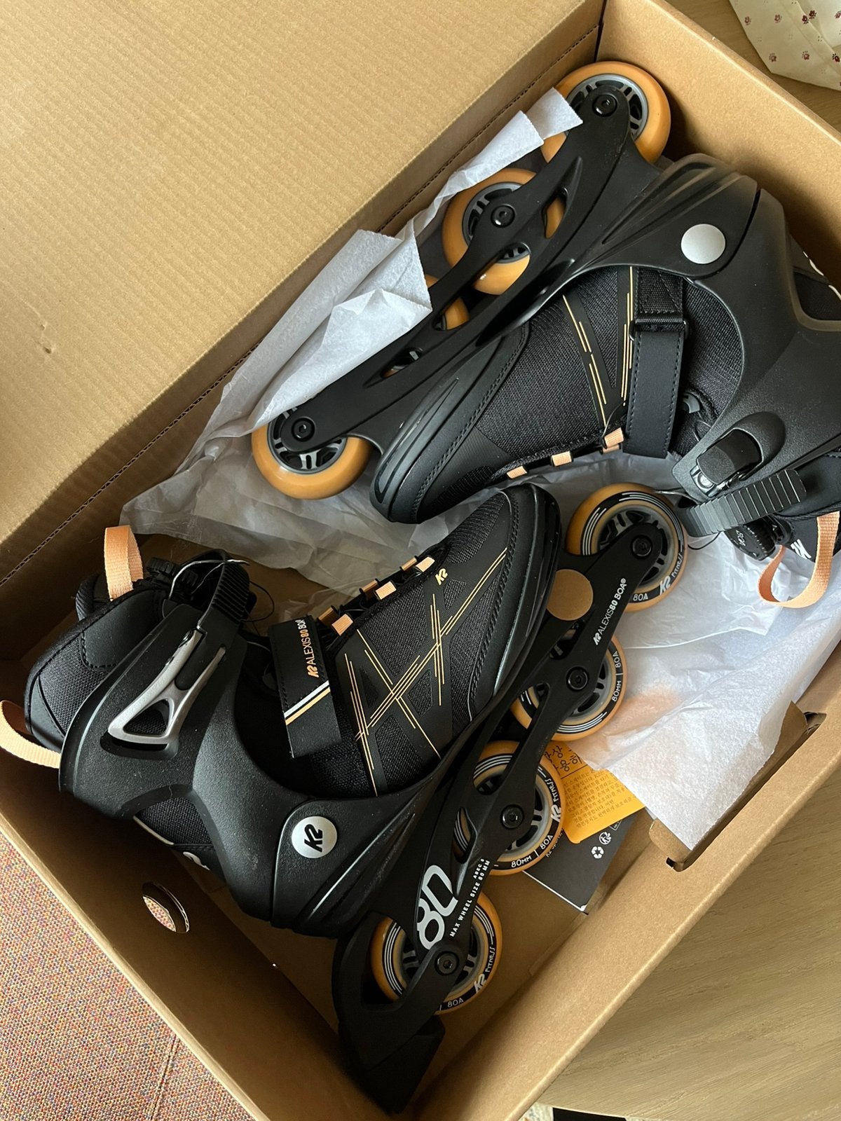 Gloednieuwe K2 Alexis 80 BOA Dames Skeelers (Maat 40.5), Ophalen, Zo goed als nieuw, Dames, K2