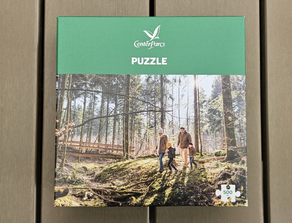 Puzzel (Center Parcs), Hobby en Vrije tijd, Ophalen of Verzenden, 500 t/m 1500 stukjes, Nieuw, Legpuzzel