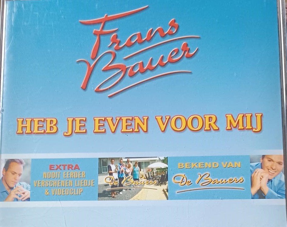 CD - Frans Bauer - Heb Je Even Voor Mij, Ophalen of Verzenden, Zo goed als nieuw