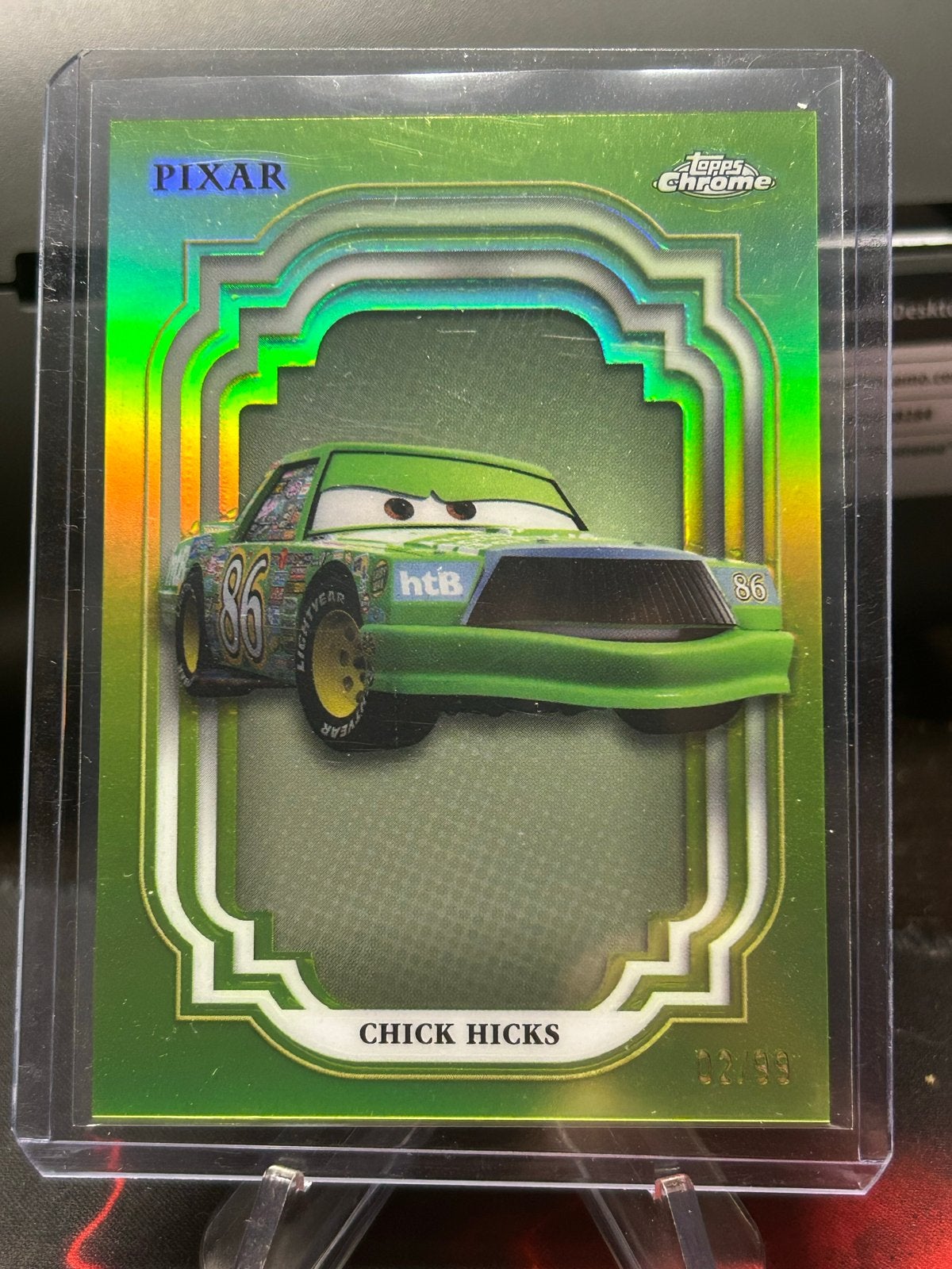 Pixar Topps Chrome Chick Hicks Verzamelkaart, Ophalen of Verzenden, Zo goed als nieuw