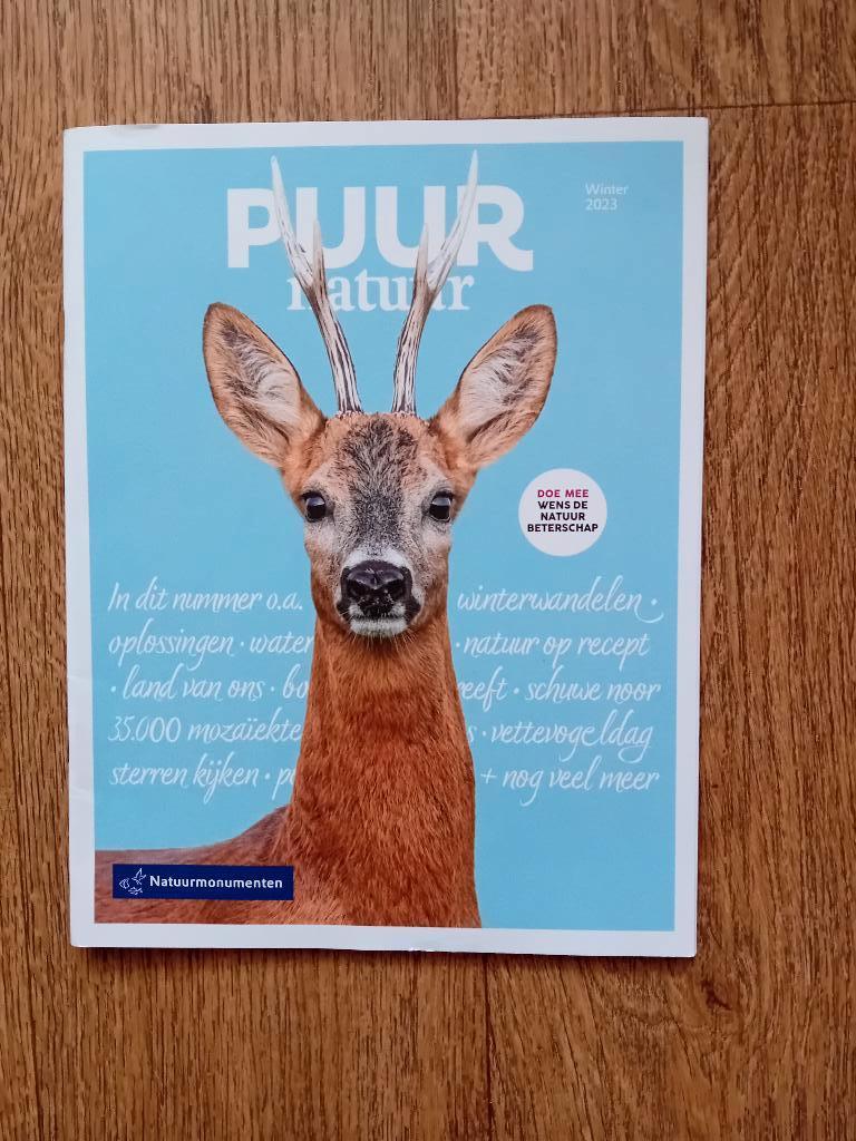 PUUR Natuur - winter 2023, Ophalen of Verzenden, 1980 tot heden, Nederland, Tijdschrift