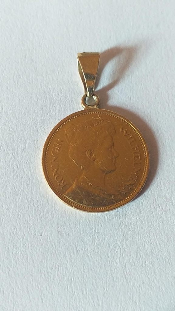 Gouden vijfje 1912 Wilhelmina, 5 gulden, Koningin Wilhelmina, Losse munt, Goud