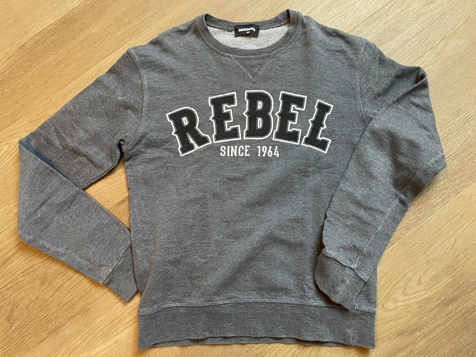 Dsquared2 sweater grijs rebel maat 14y 158-164, Ophalen of Verzenden, Jongen of Meisje, Trui of Vest
