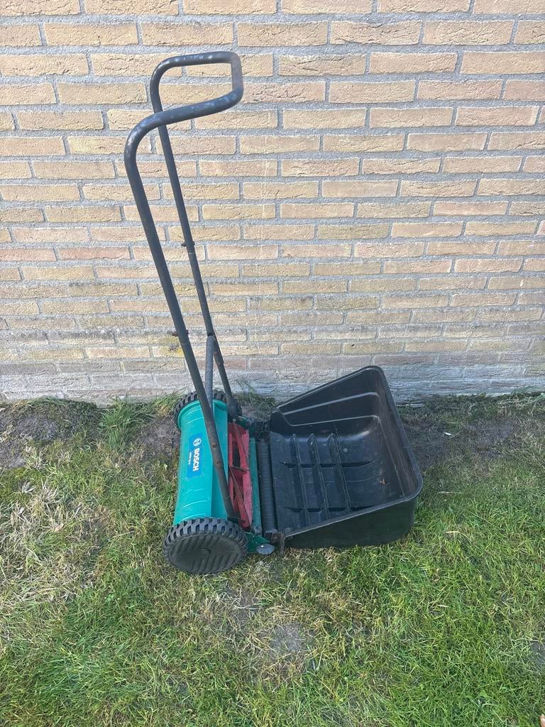 Bosch AHM 38 G Handgrasmaaier met opvangbak, Ophalen, Gebruikt, Handgrasmaaier, Opvangbak