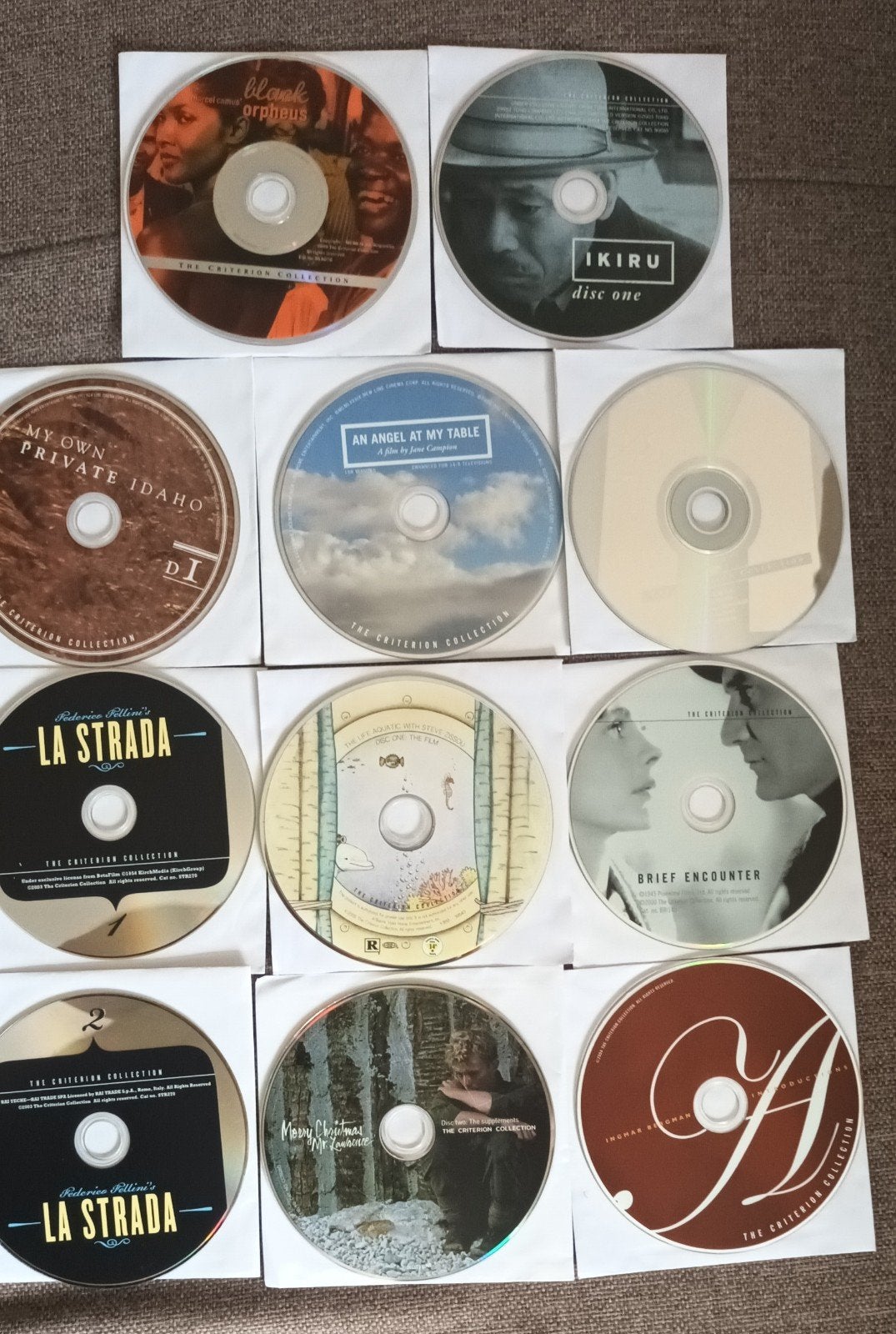 The Criterion Collection-  11 dvd's voor 20 euro samen, Import, Gebruikt, Overige gebieden, Frans