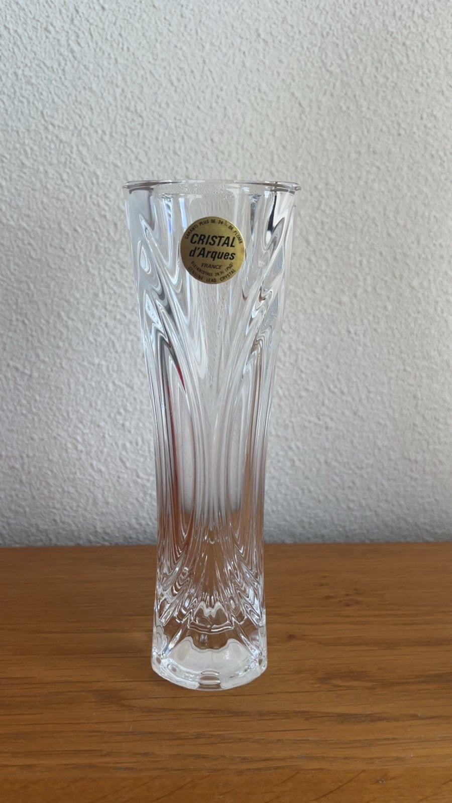 Cristal d'Arques Chatelet Vaas 17cm, Ophalen of Verzenden