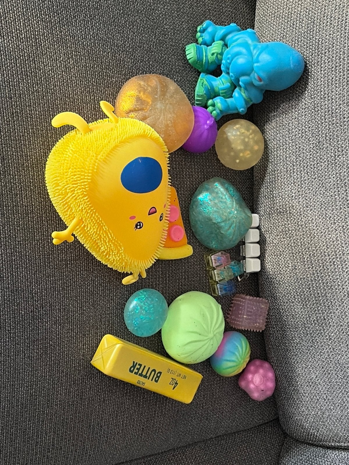 Grote collectie fidget toys en stressballen, Ophalen of Verzenden, Gebruikt, Jongen of Meisje