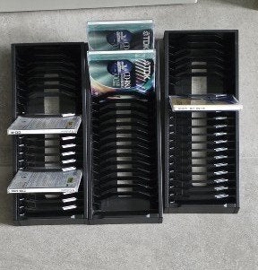 cd rekjes, Kunststof, Minder dan 25 discs, Ophalen of Verzenden, Zo goed als nieuw