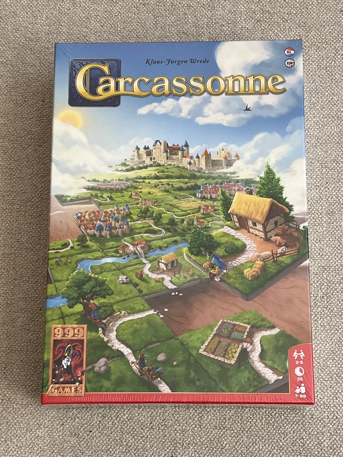 Carcassonne bordspel - Nieuw in seal, Hobby en Vrije tijd, Gezelschapsspellen | Bordspellen, Ophalen of Verzenden, Nieuw