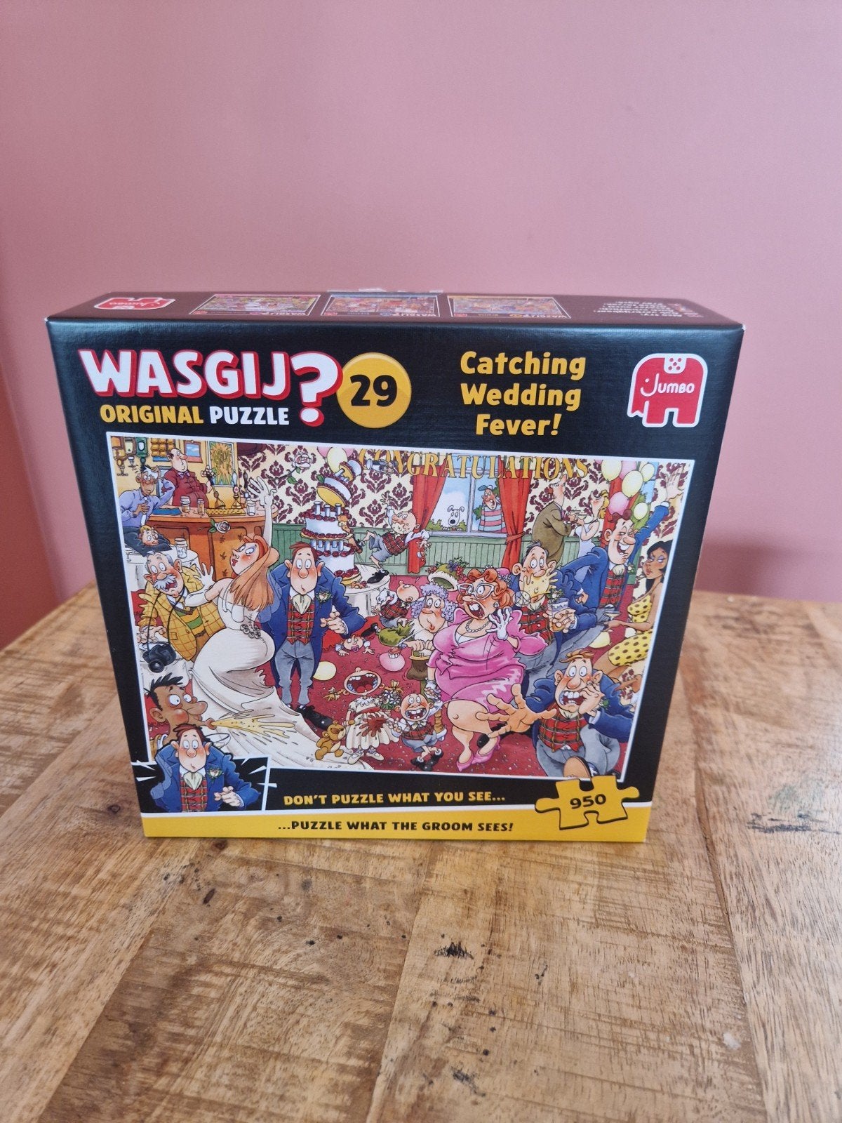 Wasgij? Original 29: Catching Wedding Fever! - 950 stukjes, Ophalen of Verzenden, Zo goed als nieuw, Jumbo