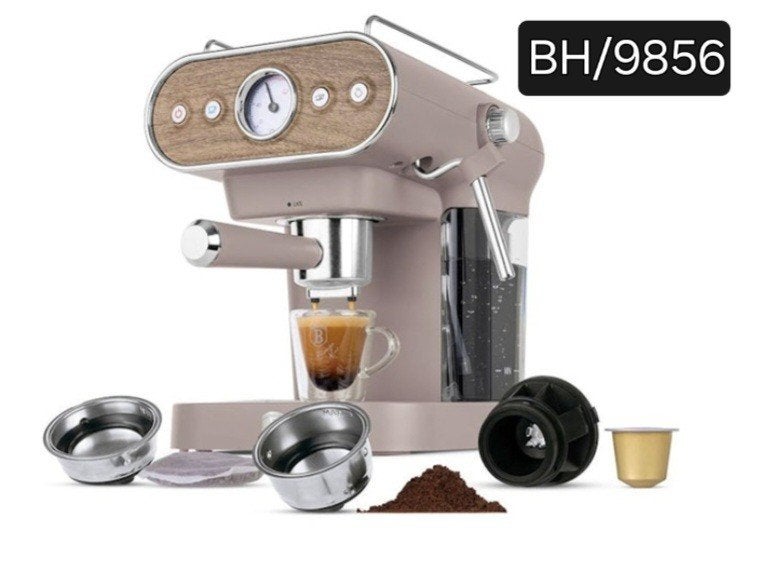 Berlinger Haus 3-in-1 Espressomachine Mat Taupe (BH/9856), Witgoed en Apparatuur, Koffiezetapparaten, Ophalen of Verzenden, Nieuw