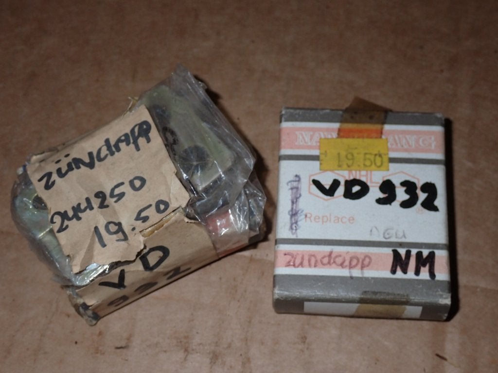 Remblok Set (2 sets) Zundapp  KS80 1982 / Puch GP, Motoren, Verzenden