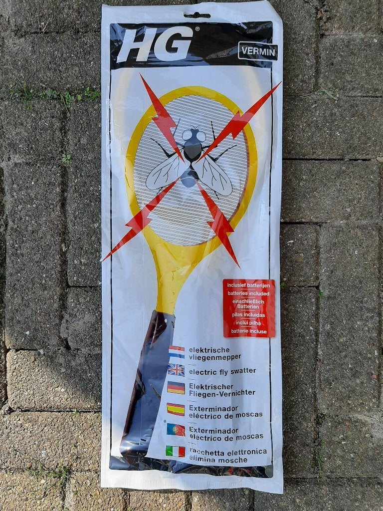 HG Electrische vliegenmepper Nieuw in verpakking, Verzenden, Nieuw