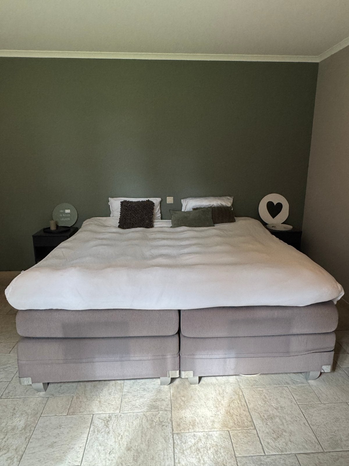 Tweepersoons boxspring Royal Class Swiss Sense, Ophalen, Gebruikt, 210 cm, Tweepersoons